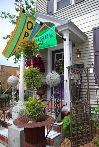 Aster Park Floral Entrance in Green Bay