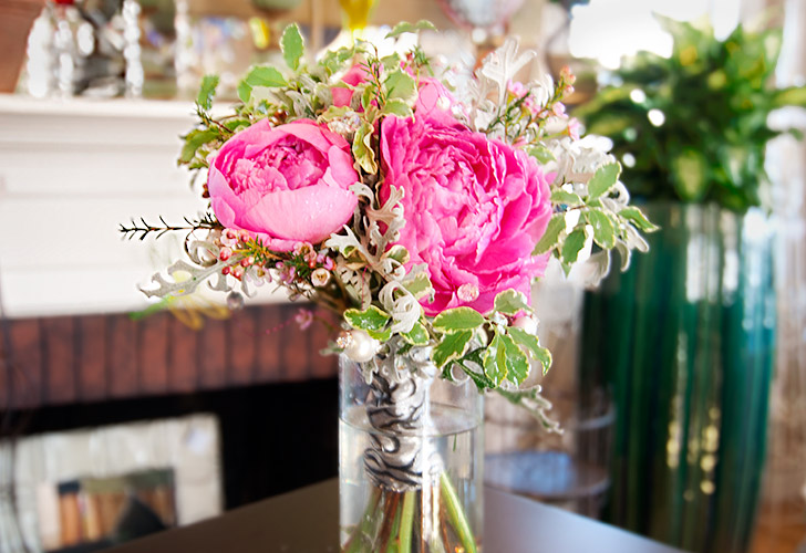 Pink Wedding Flowers in Green Bay